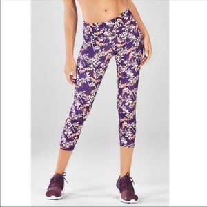 FABLETICS Mid-Rise Printed PowerHold Capri m